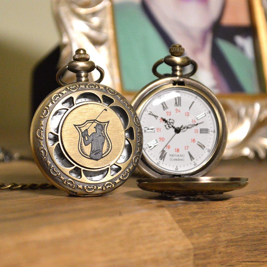 Personalised Golf Pocket Watch