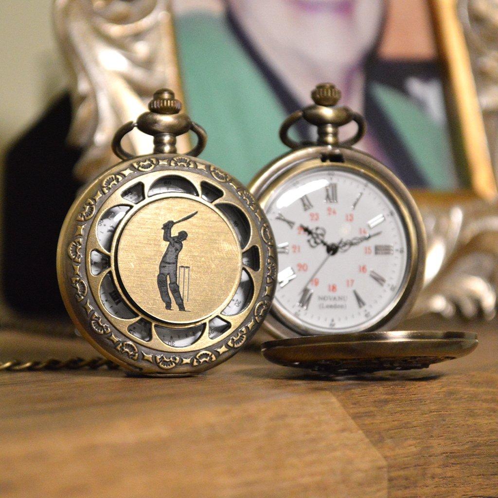 Personalised Cricket Pocket Watch