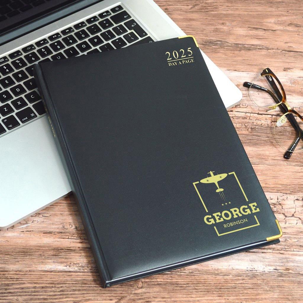 Personalised Diary Spitfire Design