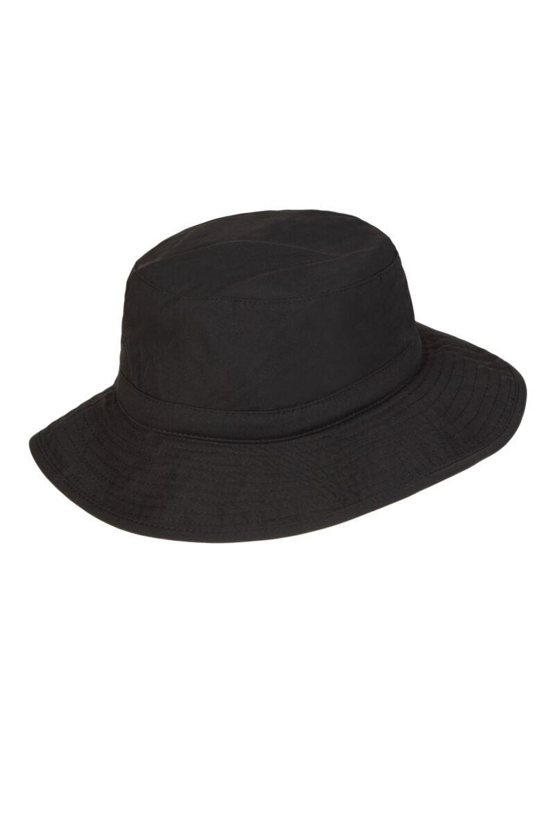 Mens And Ladies Waterproof Adjustable Bucket Hat Black One Size