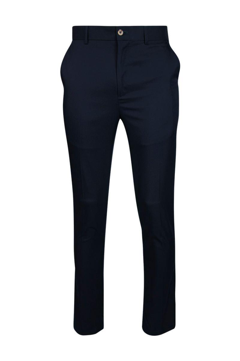 Mens Lightweight Performance Golf Trousers Navy Regular 36"