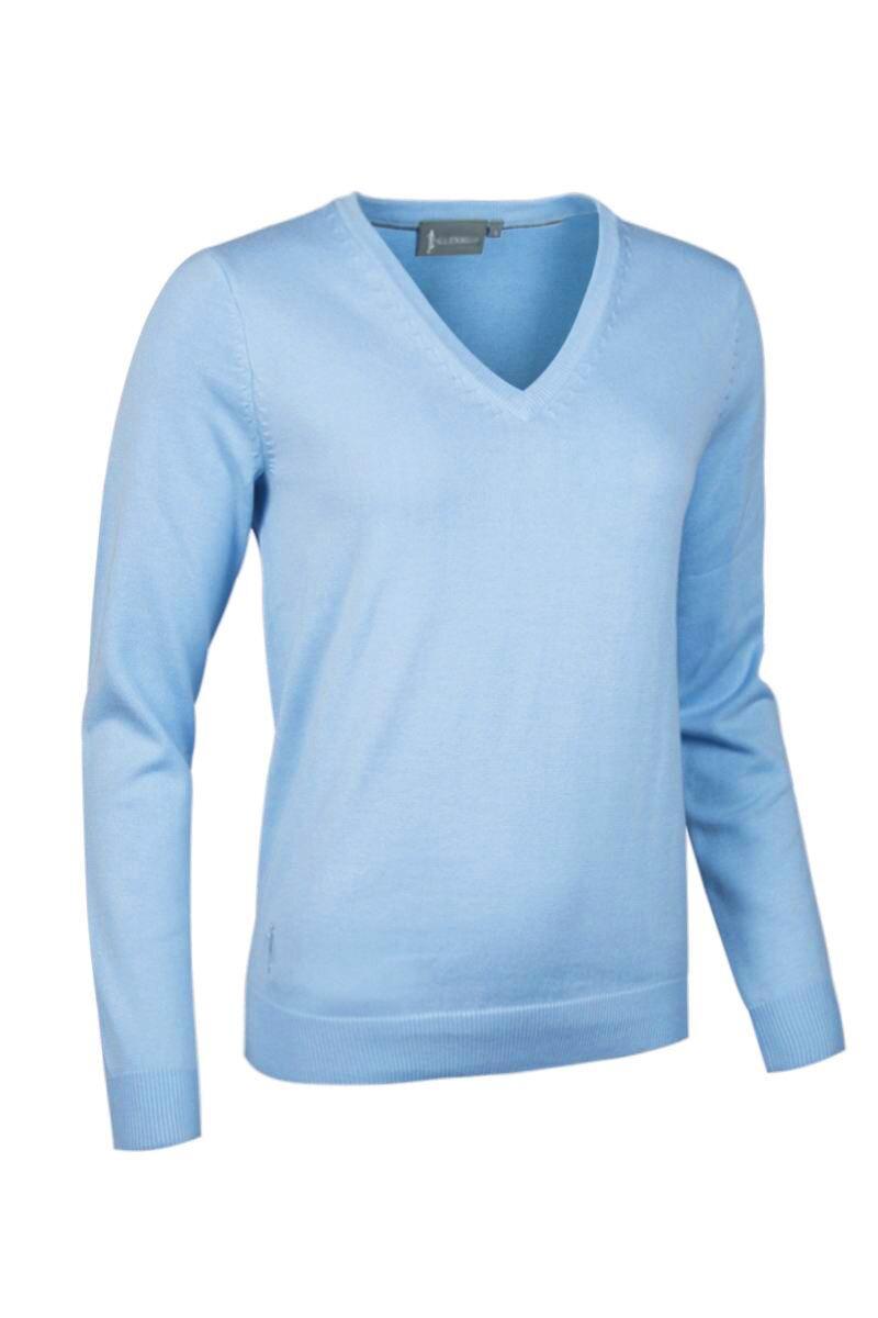 Ladies V Neck Cotton Golf Sweater Paradise XL