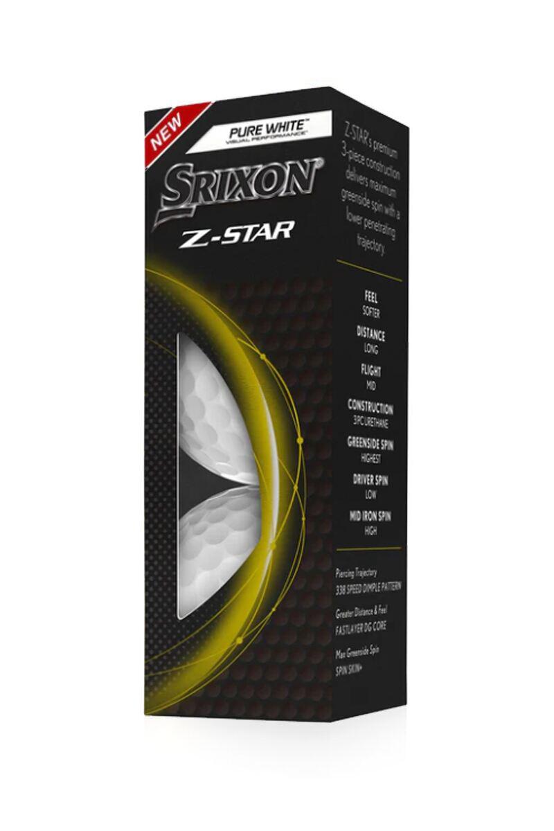 Srixon Z Star 3 Pack Glenmuir Logo Golf Balls White One Size