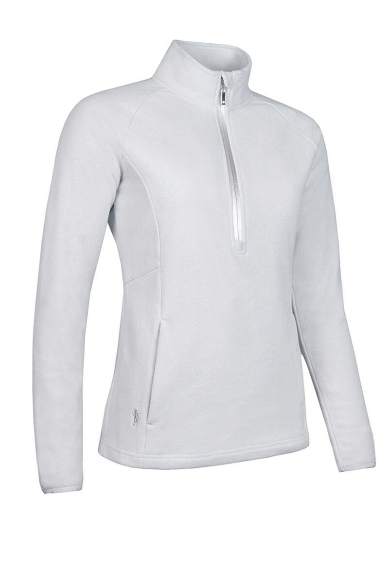 Ladies Quarter Zip Fleece Performance Golf Midlayer Stardust S