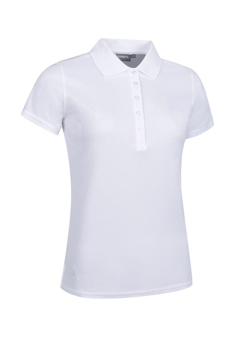 Ladies Performance Pique Golf Polo Shirt White XXL