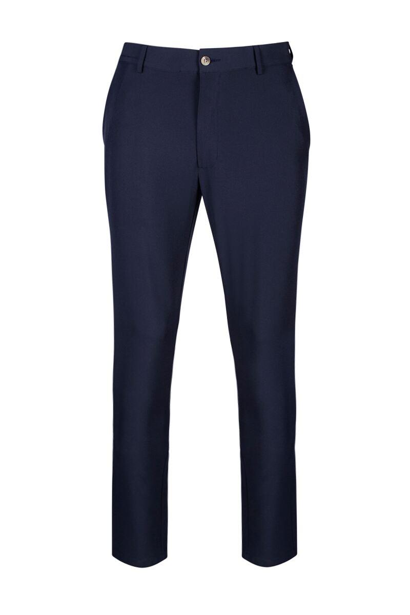 Mens Lightweight Stretch Performance Golf Trousers Navy Regular 38