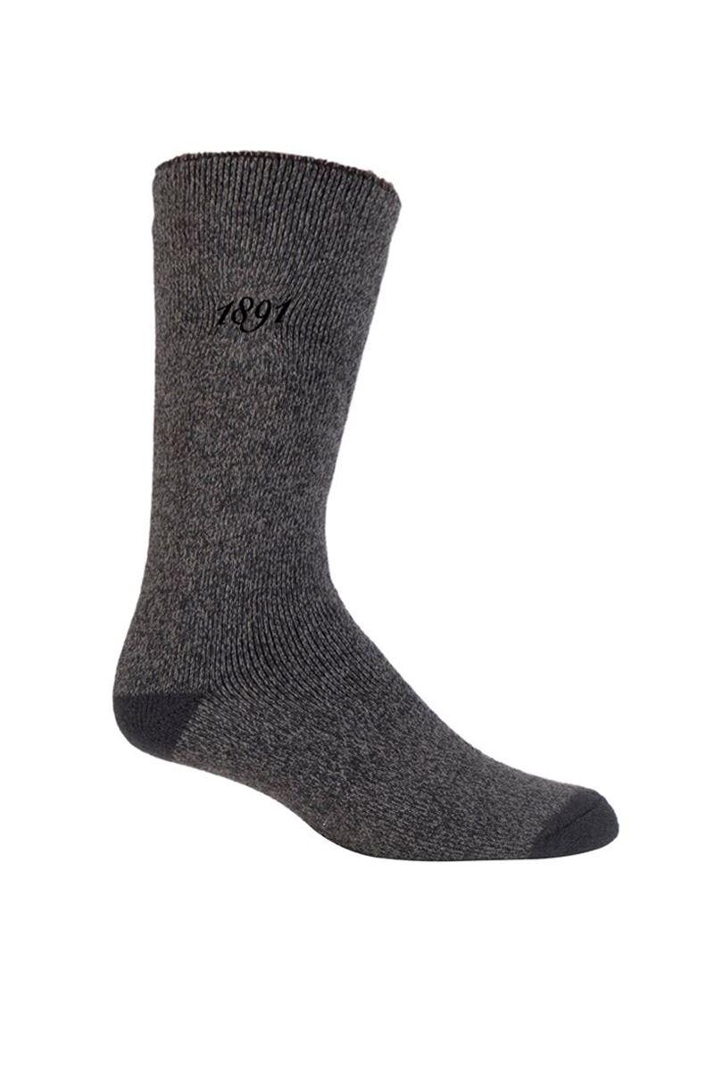 Mens Heat Holder Winter Thermal Golf Socks Charcoal UK 6-11