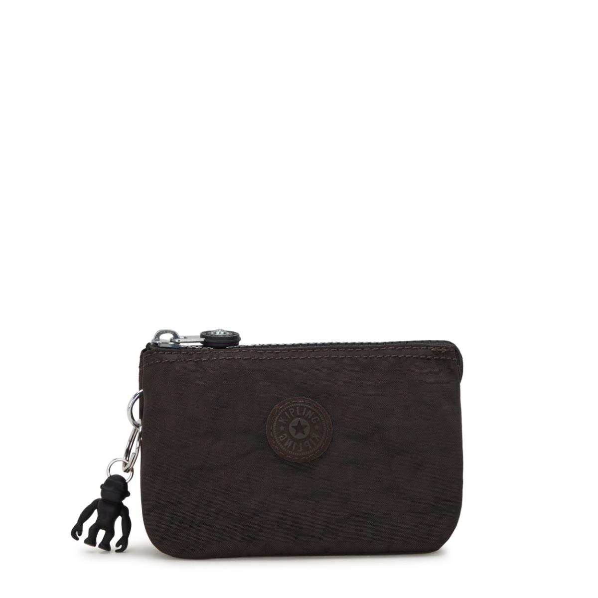 Kipling Pouch Creativity S Nostalgic Brown Small Woman 56% Recycled Polyamide, 44% Polyamide