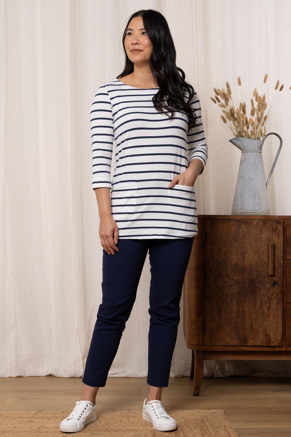 Lily & Me Coastal Tunic Stripe