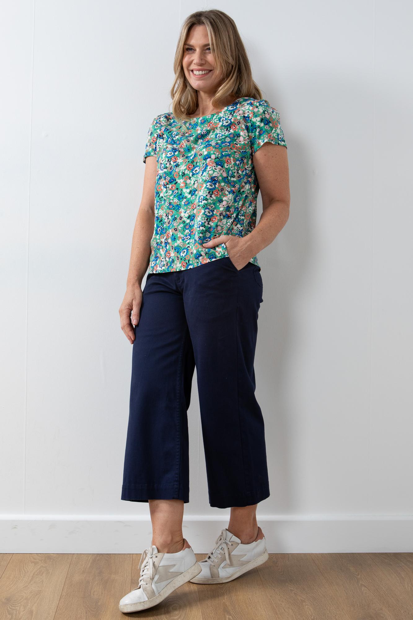 Lily & Me Isla Crop Trouser Twill