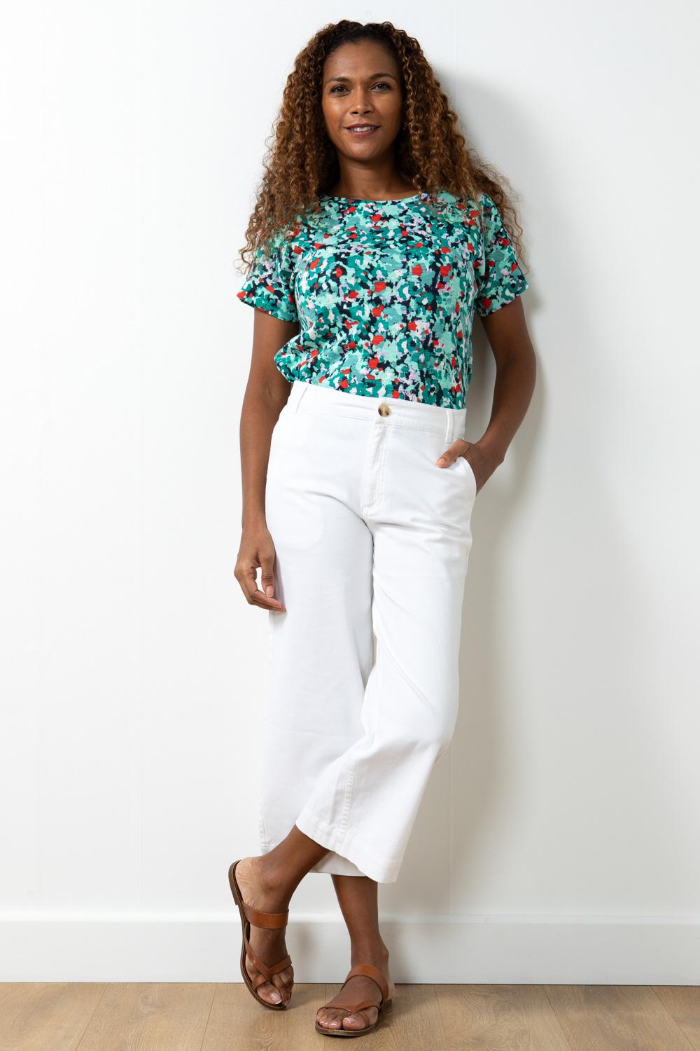 Lily & Me Isla Crop Trouser Twill