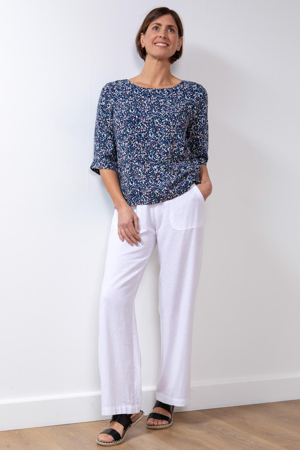 Lily & Me Classic Linen Trouser