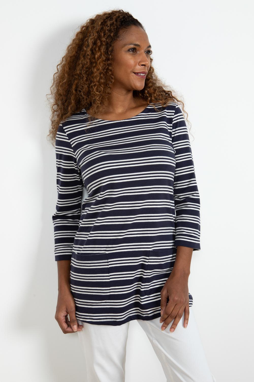 Lily & Me Coastal Tunic Stripe