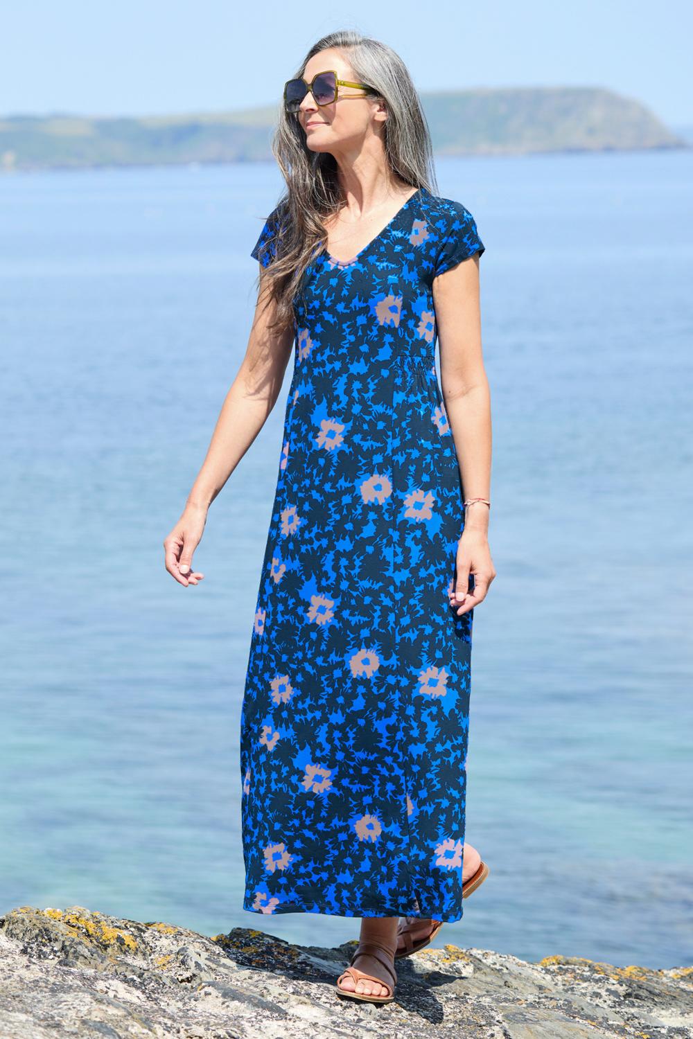 Lily & Me Penelope Maxi Dress Abstract Blossom