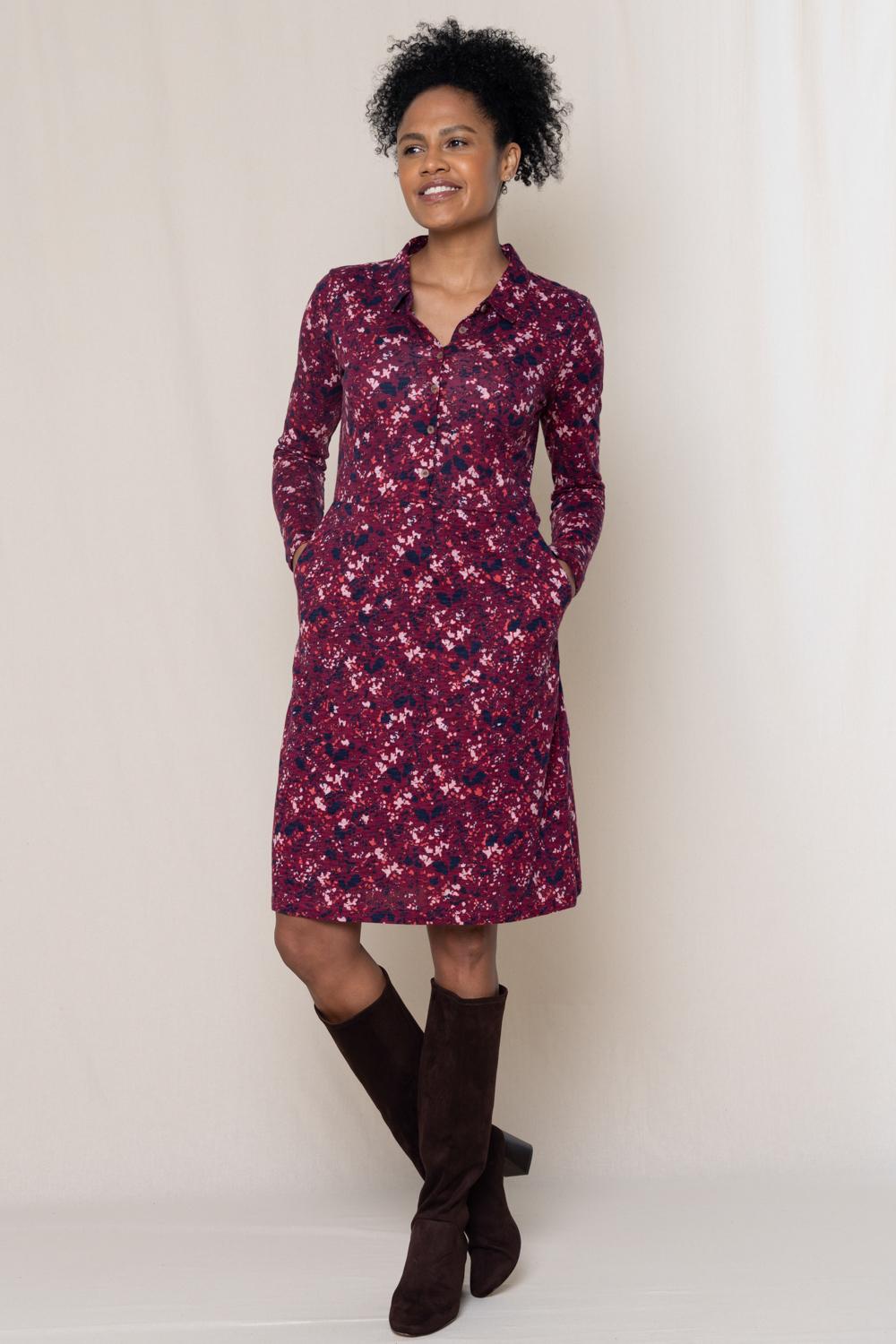 Lily & Me Elmore Organic Jersey Shirt Dress