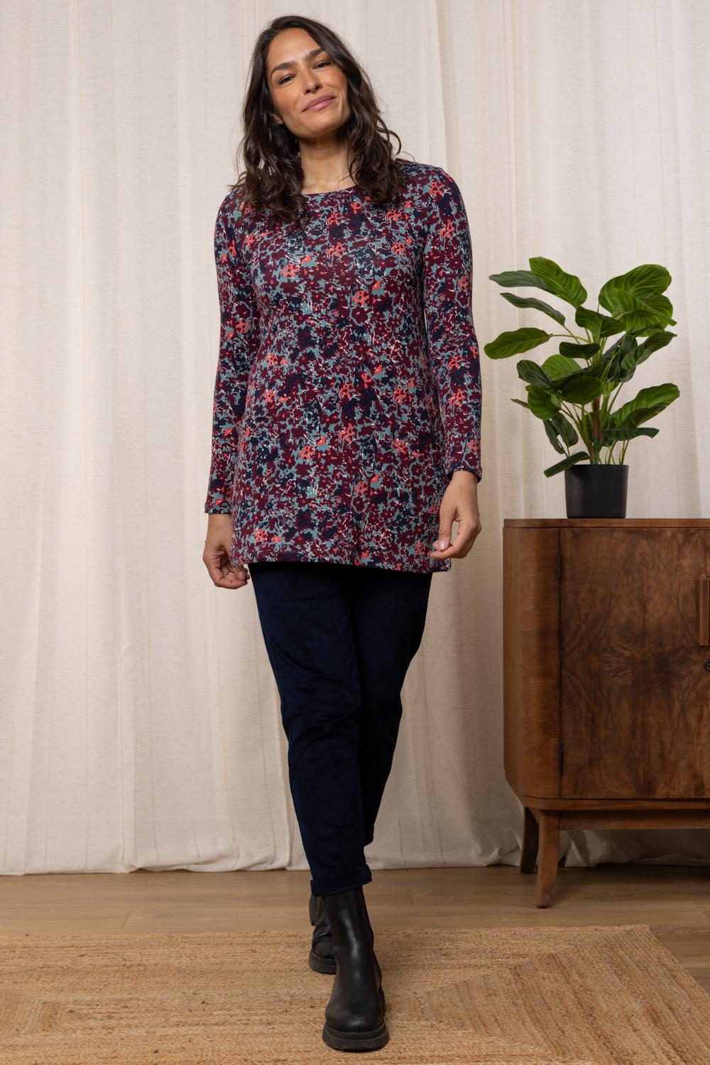 Lily & Me High Tea Long Sleeve Jersey Tunic