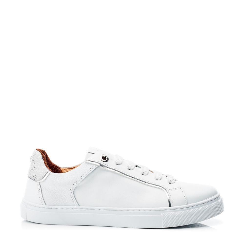 Moda In Pelle Ales White Leather 37 Size: UK 4 / EU 37