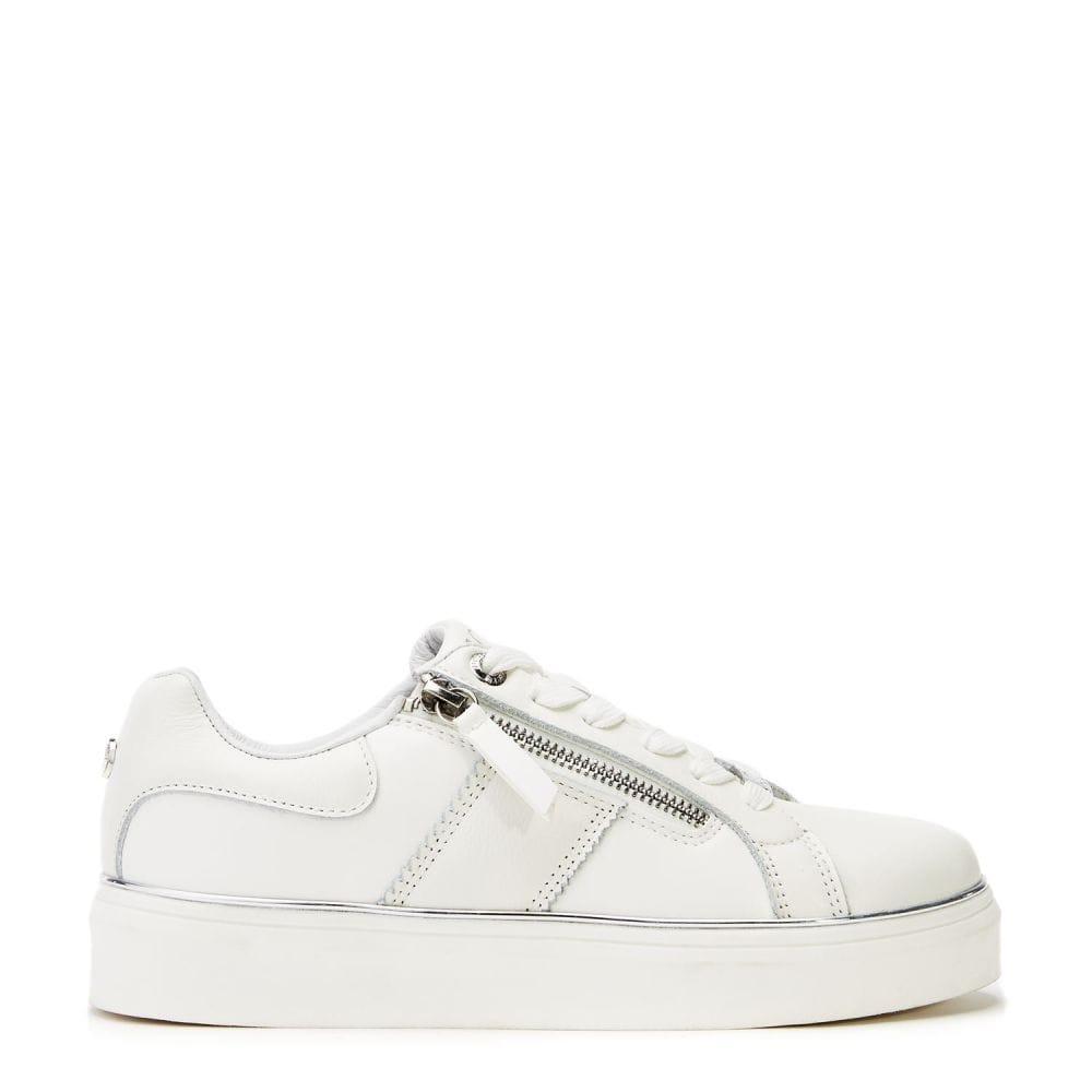 Moda In Pelle Bacary White Porvair 36 Size: UK 3 / EU 36