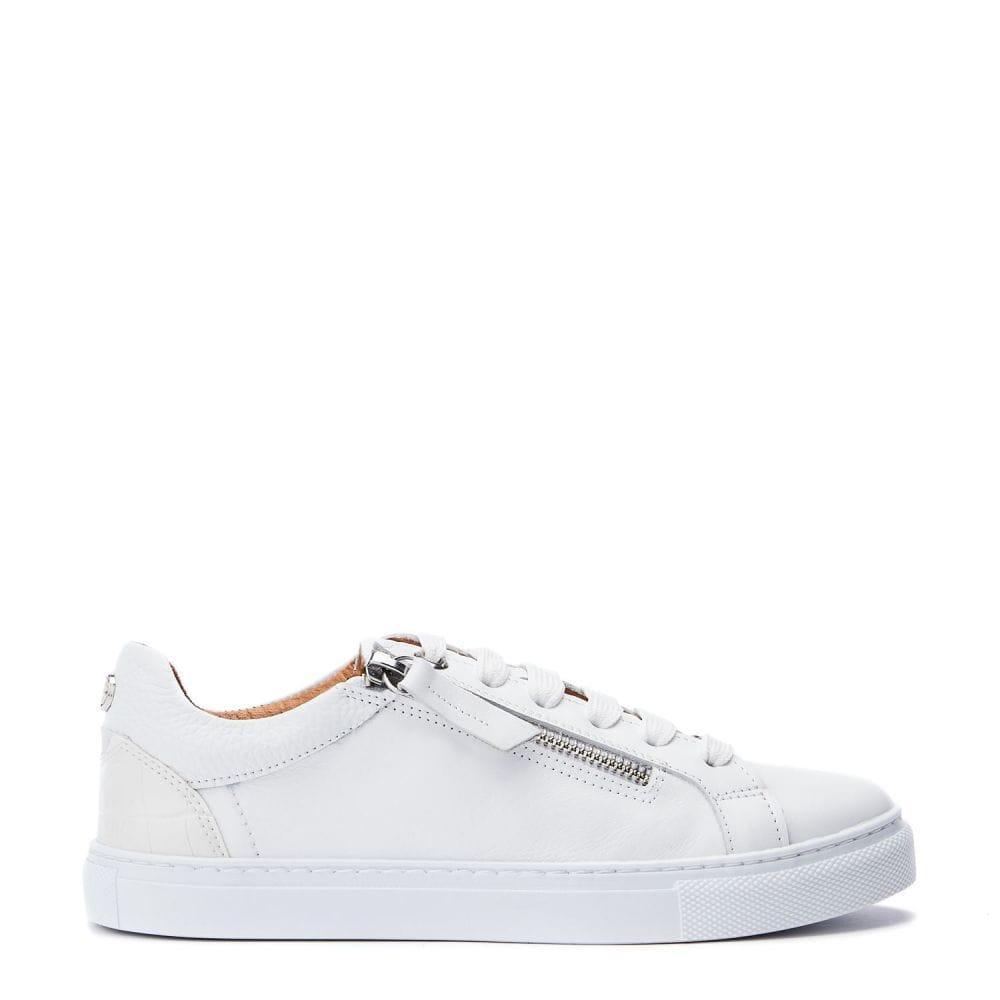 Moda In Pelle Bailly White Leather 37 Size: UK 4 / EU 37