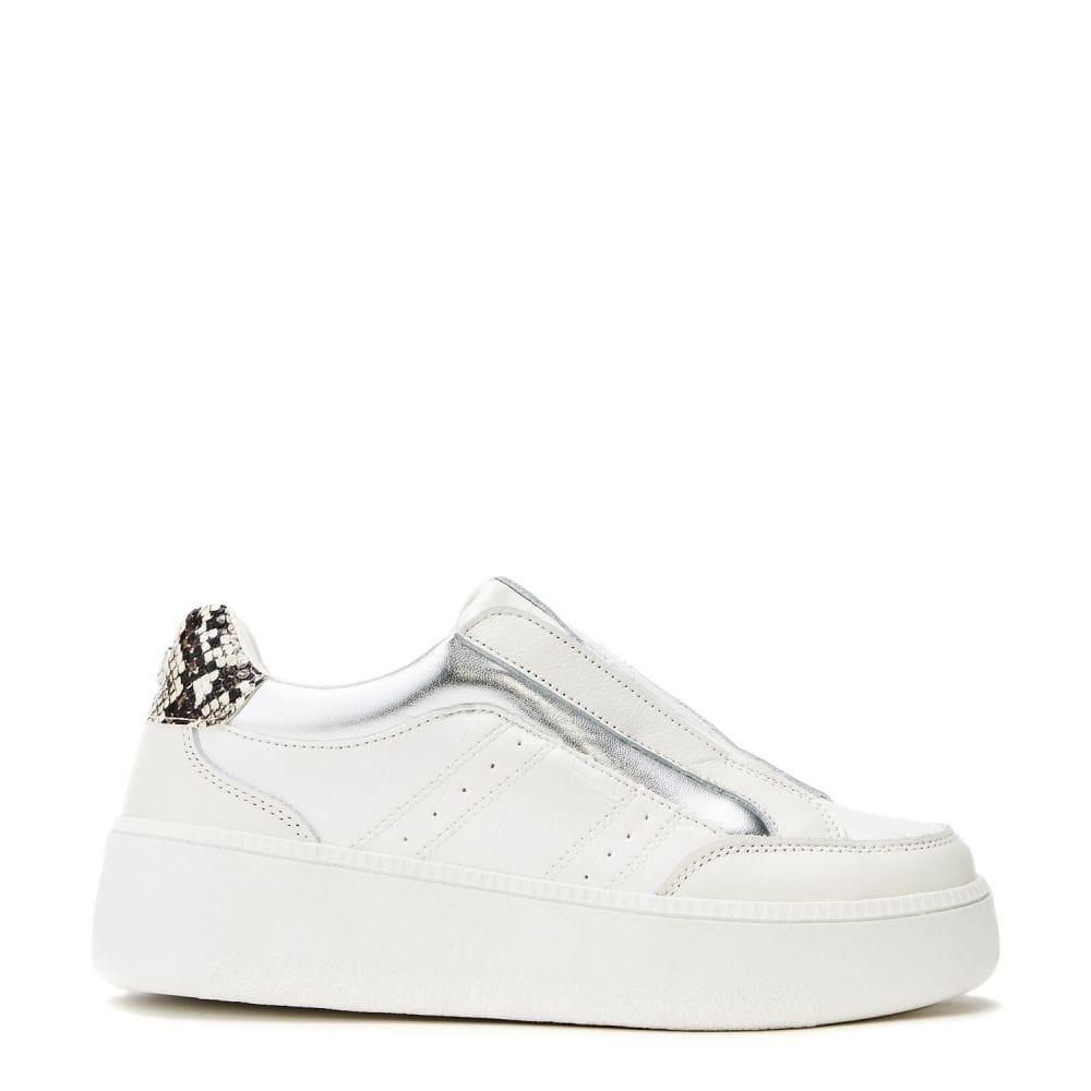 Moda In Pelle Belda White Porvair 41 Size: UK 8 / EU 41