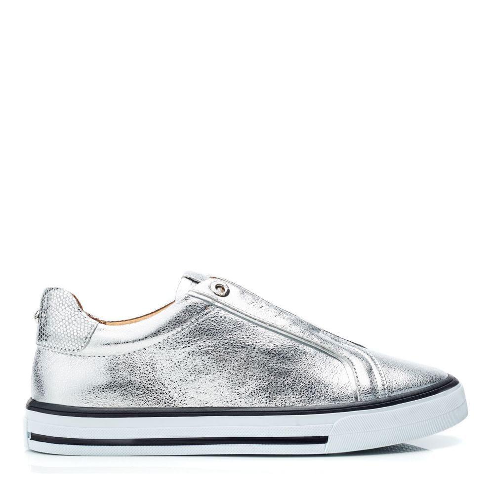 Moda In Pelle Bennii Silver Leather 37 Size: EU 37 / UK 4