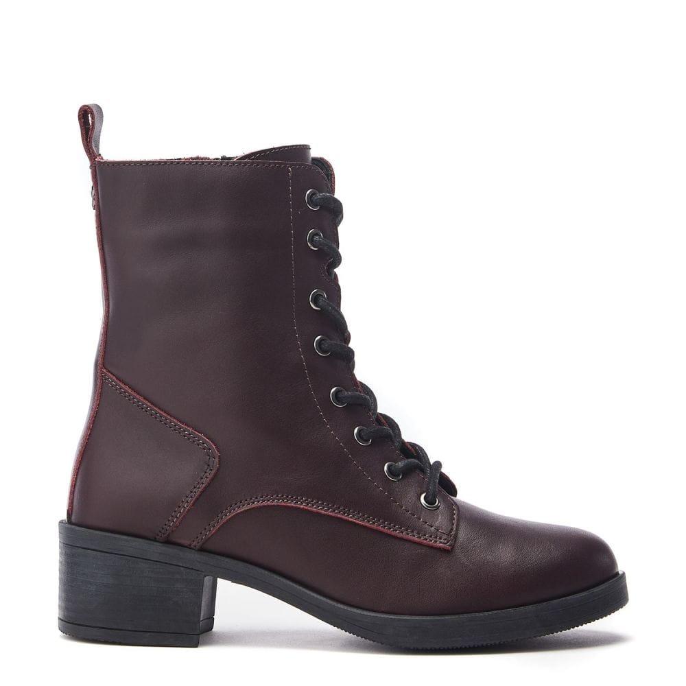 Moda In Pelle Calia Burgundy Leather 40 Size: UK 7 / EU 40