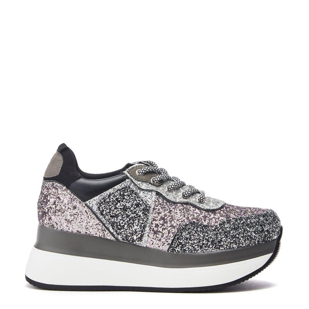 Moda In Pelle Carlina Pewter Porvair 36 Size: UK 3 / EU 36