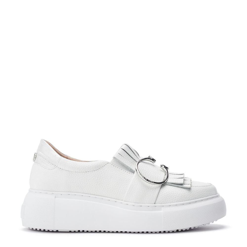 Moda In Pelle Clove White Leather 36 Size: UK 3 / EU 36