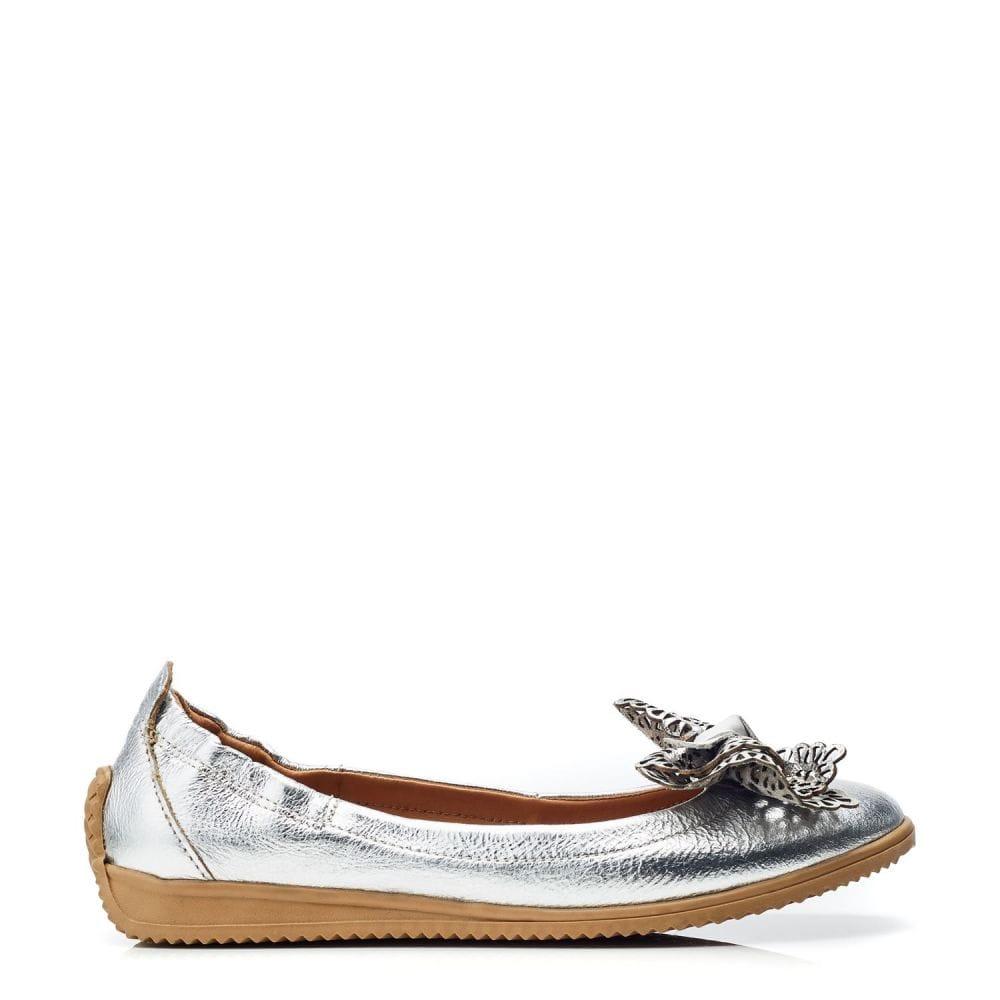 Moda In Pelle Elerna Silver Leather 37 Size: EU 37 / UK 4