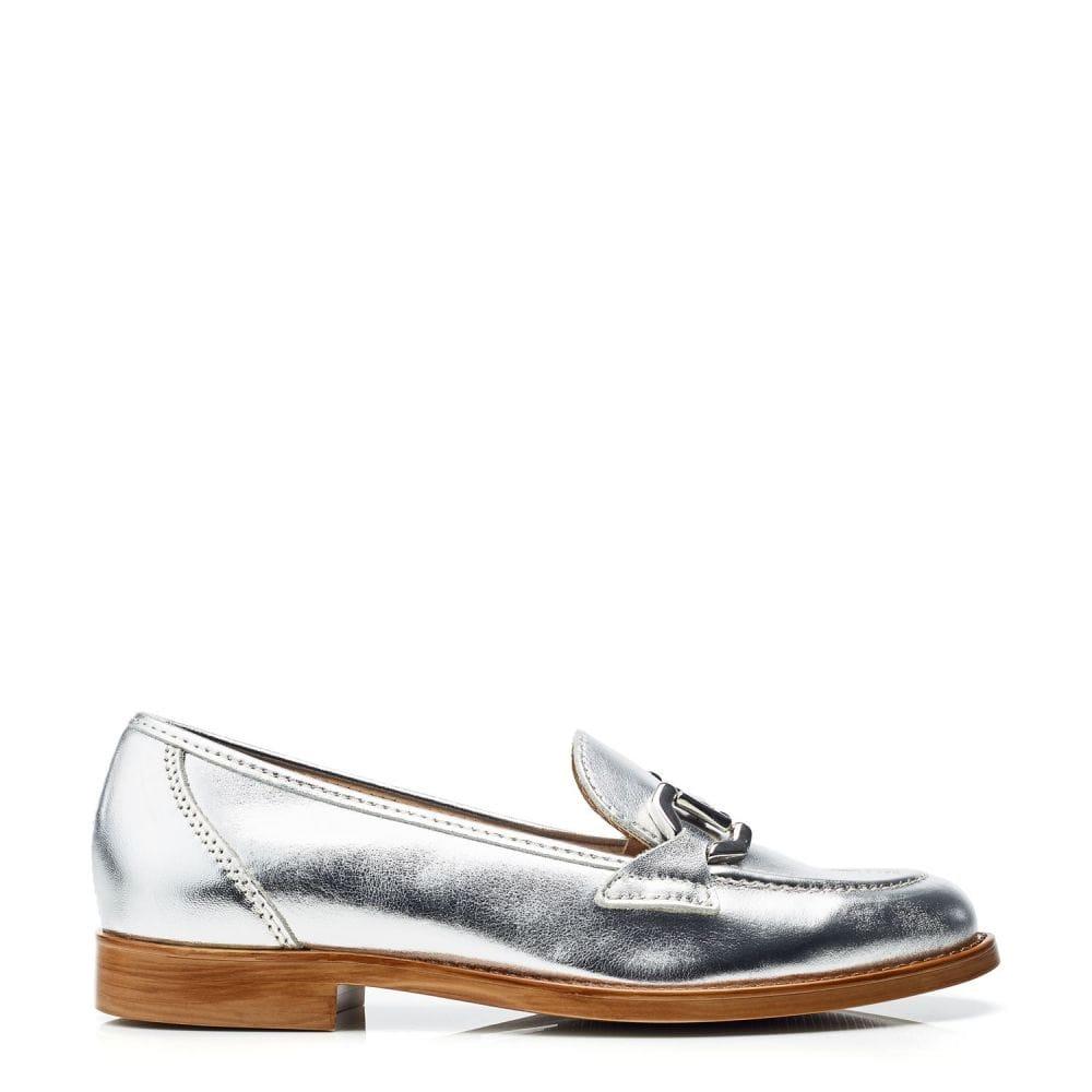 Moda In Pelle Elsbeth Silver Leather 36 Size: EU 36 / UK 3