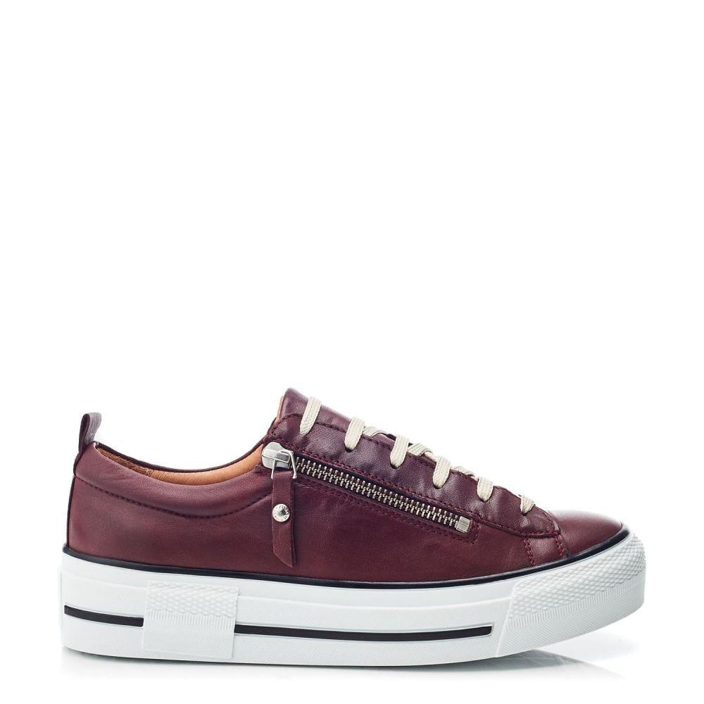 Moda In Pelle Filician Burgundy Leather 36 Size: UK 3 / EU 36