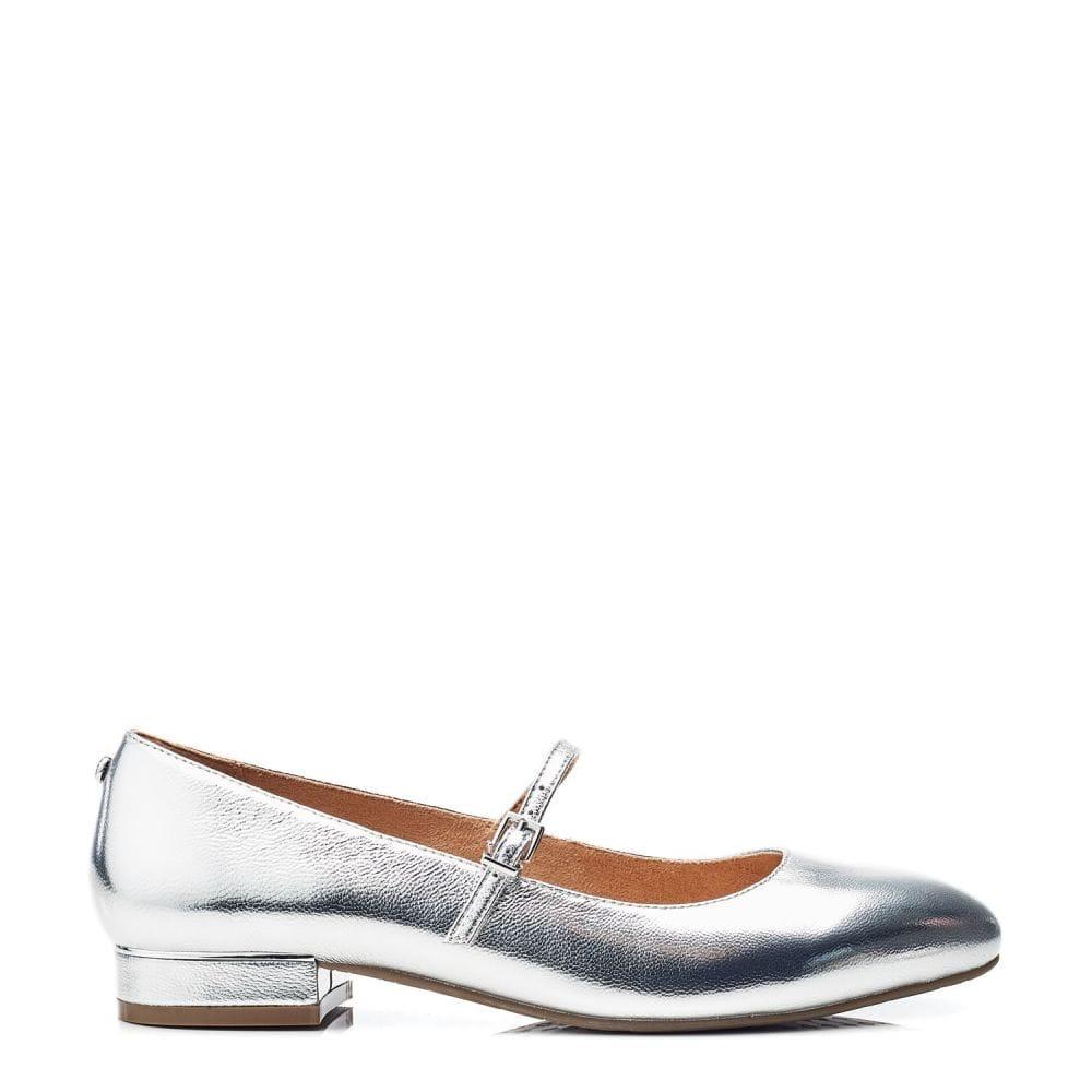 Moda In Pelle Florentin Silver Leather 41 Size: UK 8 / EU 41