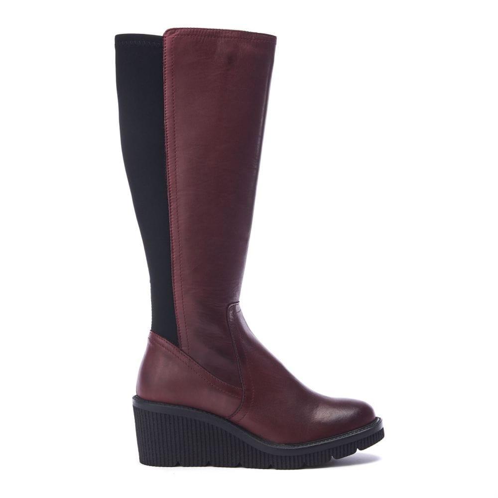 Moda In Pelle Harpette Burgundy Leather 40 Size: UK 7 / EU 40