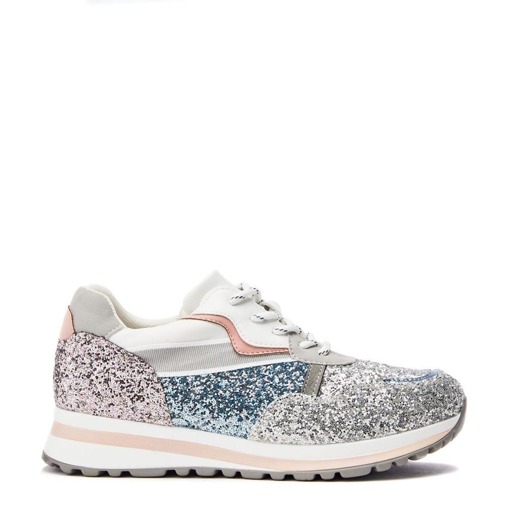 Moda In Pelle Iskara Silver Porvair 39 Size: UK 6 / EU 39