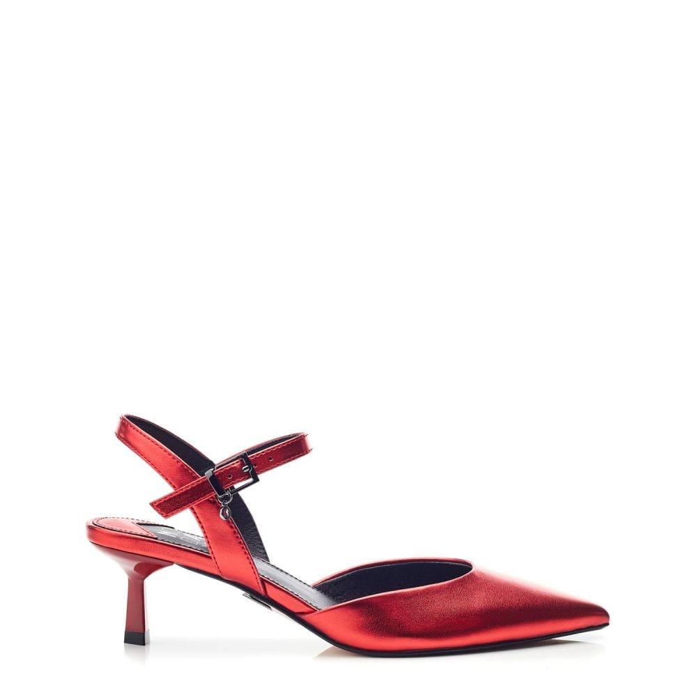 Moda In Pelle Jobourg Red Metallic 37 Size: UK 4 / EU 37