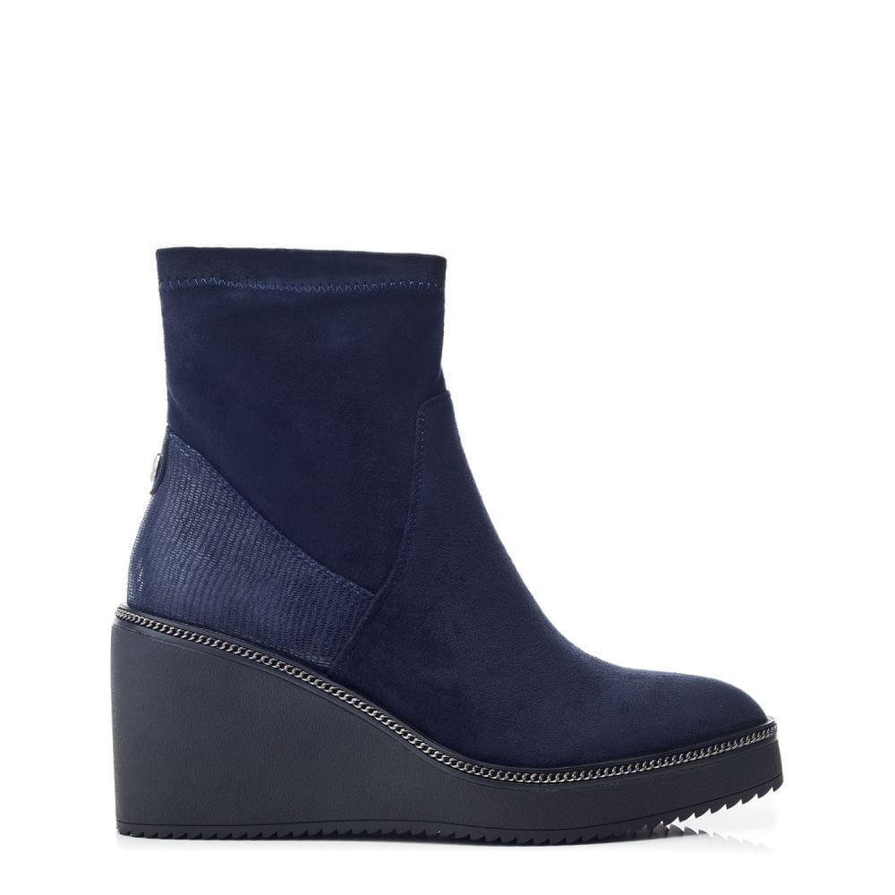 Moda In Pelle Kallie Navy Alcantara 38 Size: UK 5 / EU 38