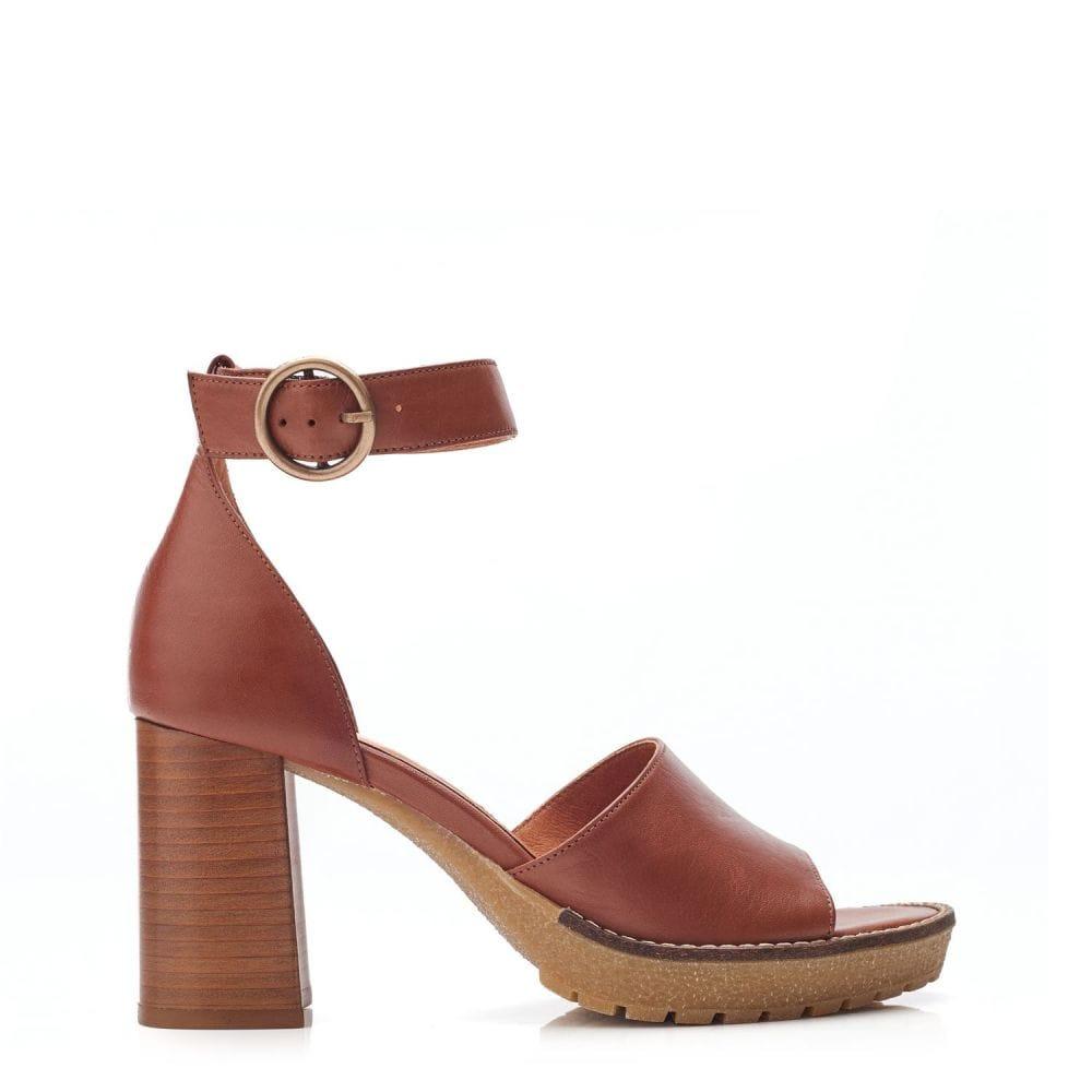 Moda In Pelle Margie Tan Leather 41 Size: EU 41 / UK 8