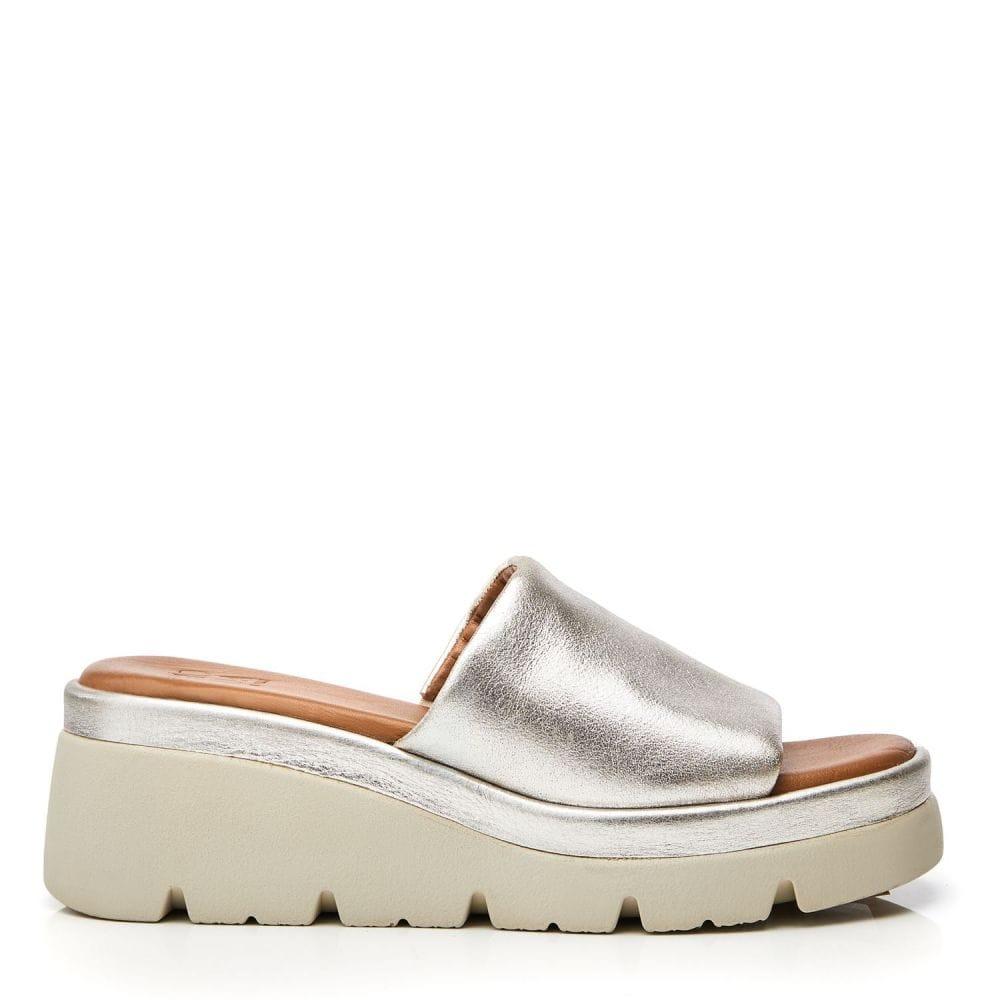 Moda In Pelle Namya Silver Leather 41 Size: EU 41 / UK 8