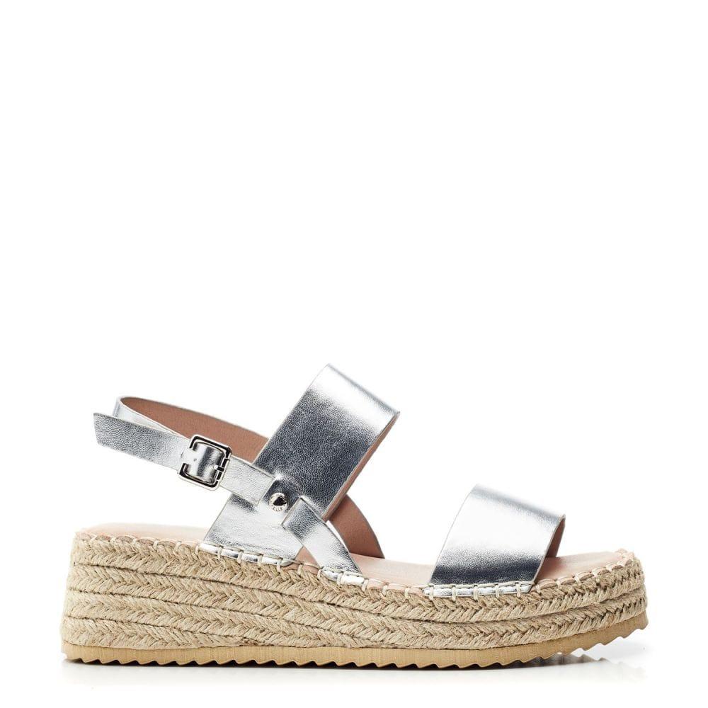 Moda In Pelle Nashay Silver Porvair 41 Size: EU 41 / UK 8