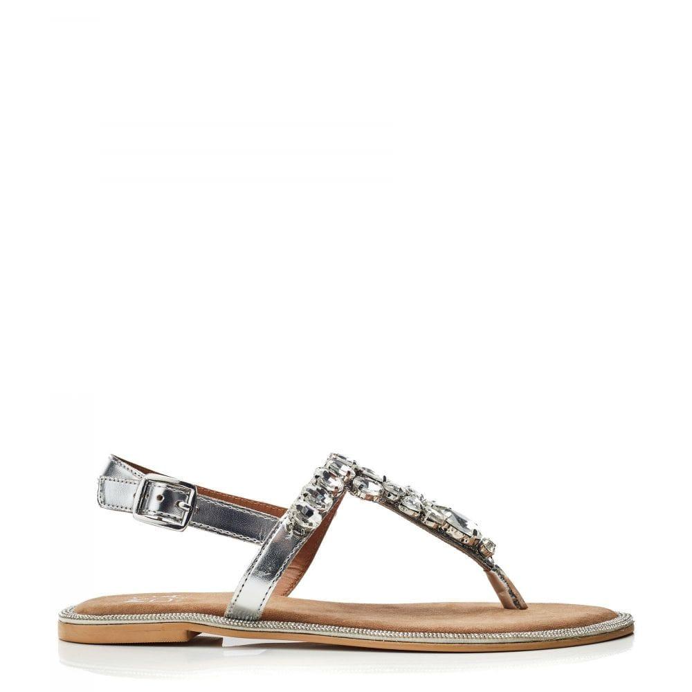 Moda In Pelle Otalia Silver Porvair 39 Size: EU 39 / UK 6