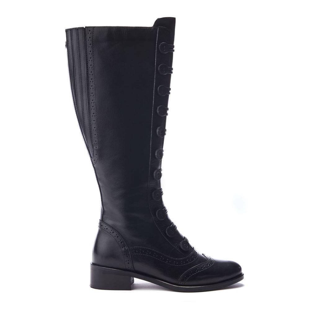 Moda In Pelle Sherice Black Leather 39 Size: UK 6 / EU 39