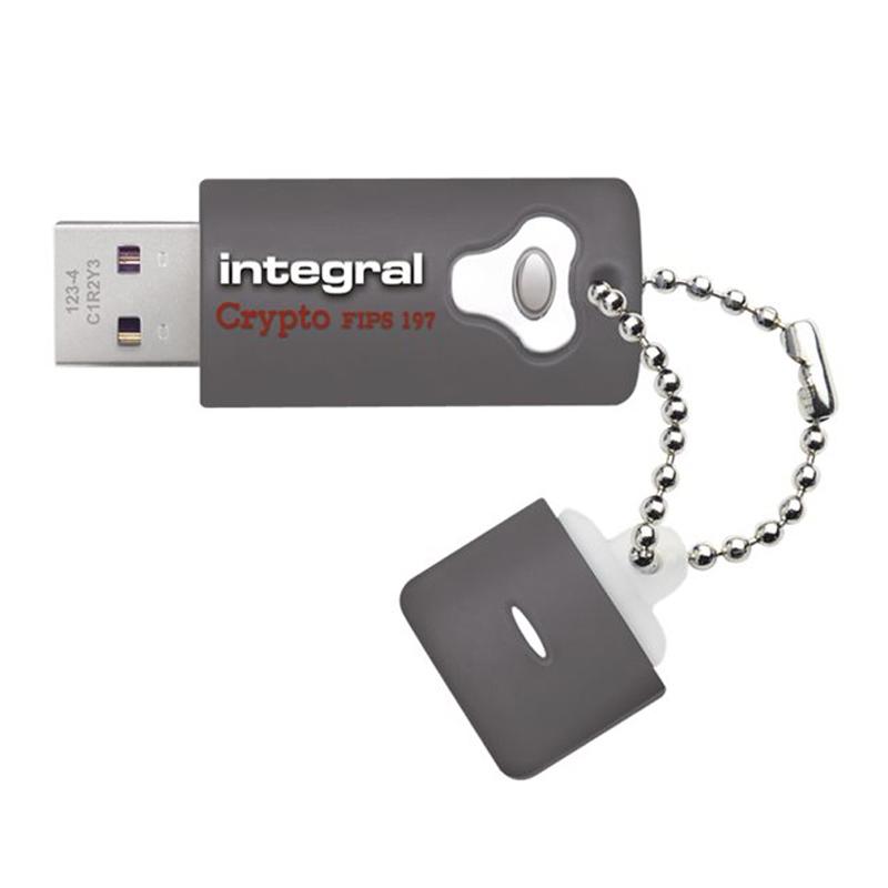 Integral 32GB Crypto FIPS 197 256-Bit AES Hardware Encrypt USB 3.0