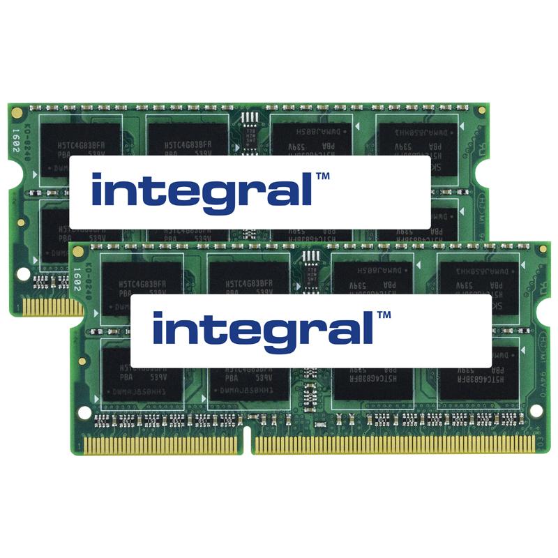 Integral 8GB (2x 4GB) 1600MHz DDR3 SODIMM CL11 Laptop Memory Module