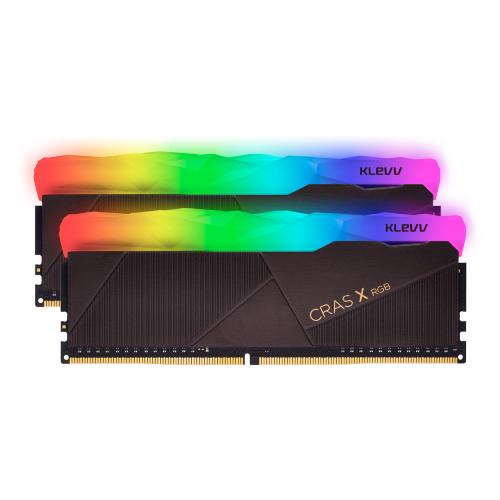 KLEVV CRAS X RGB 16GB kit (2x8GB) 3200MHz Gaming Memory DDR4-RAM XMP