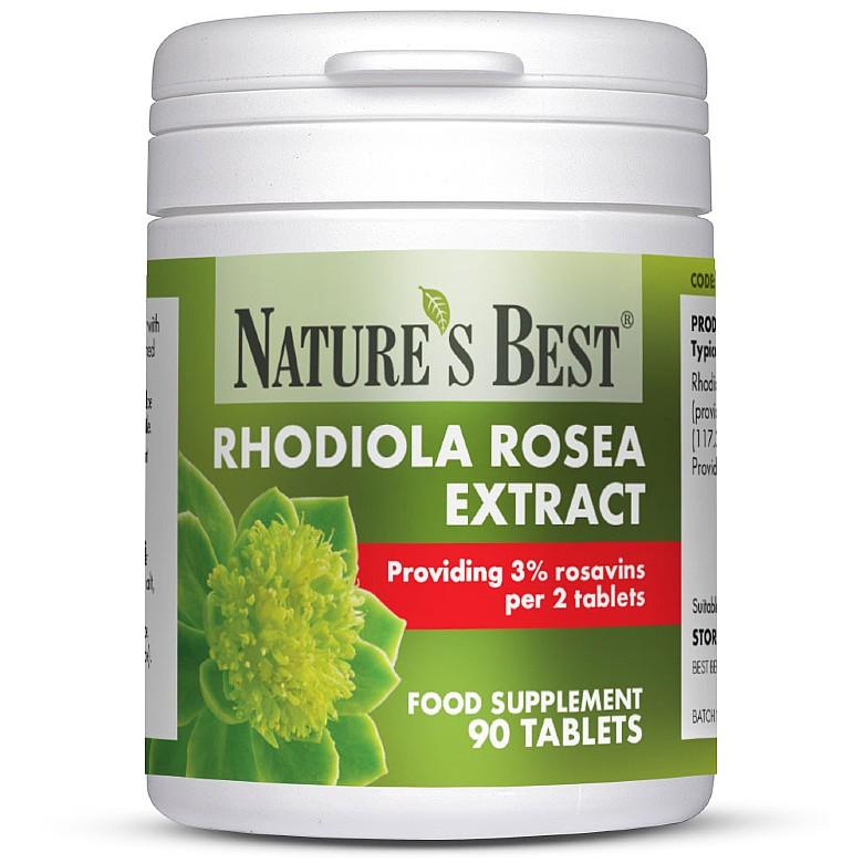 Rhodiola Rosea 500Mg, High Strength Extract 90 Tablets