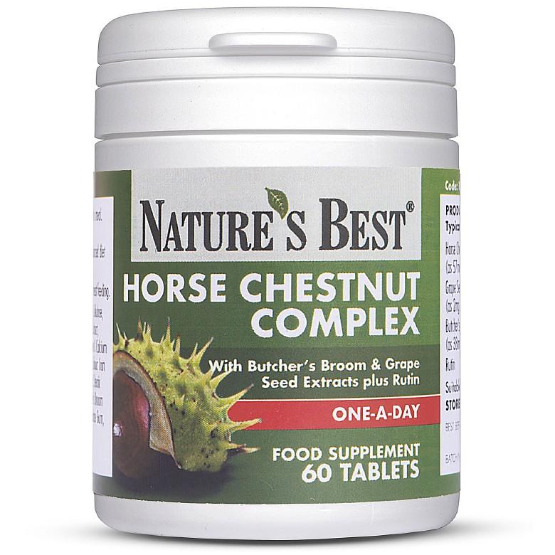 Horse Chestnut Complex, Pure Grade Extract 60 Tablets