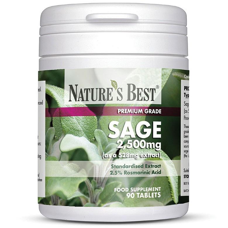 Sage 2500Mg, High Strength 90 Tablets