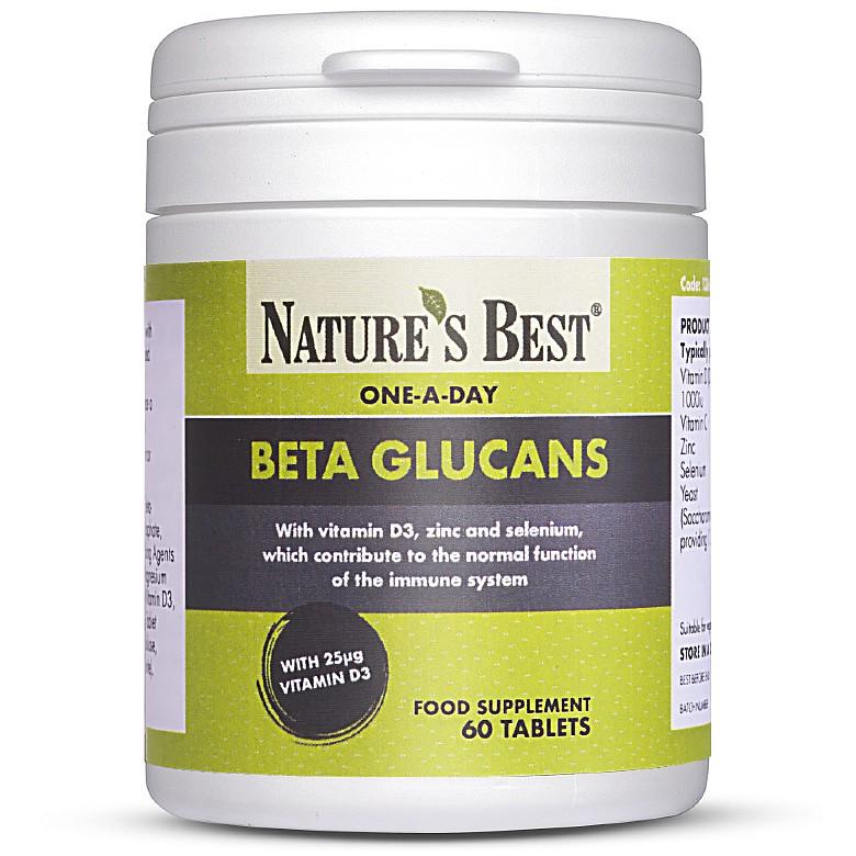 Beta Glucans, For The Normal Function Of The Immune System* 60 Tablets