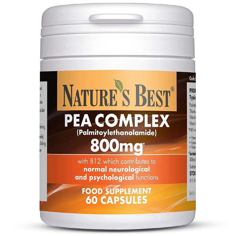 Pea Complex (Palmitoylethanolamide) 800Mg*, Super Strength 60 Capsules