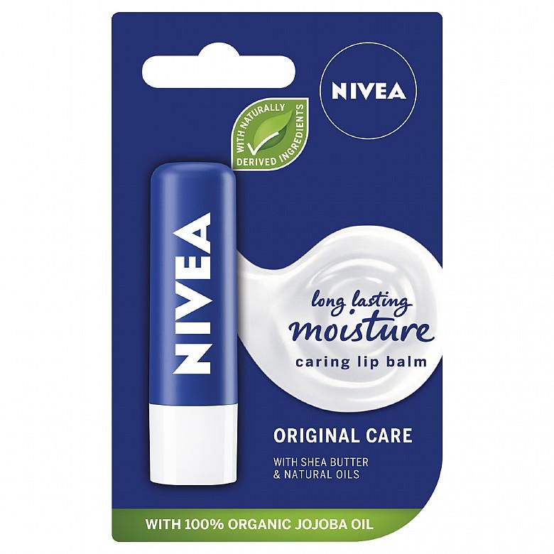 Nivea Original Care Caring Lip Balm 4.8G